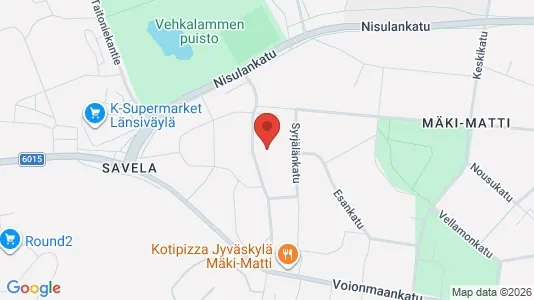 Apartments for rent i Jyväskylä - kort over placeringen