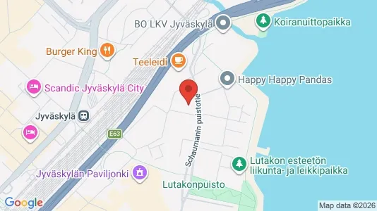 Apartments for rent i Jyväskylä - kort over placeringen