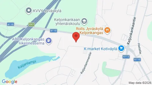 Apartments for rent i Jyväskylä - kort over placeringen