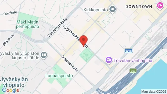 Apartments for rent i Jyväskylä - kort over placeringen