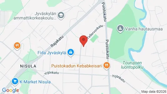 Apartments for rent i Jyväskylä - kort over placeringen