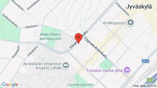 Apartments for rent i Jyväskylä - kort over placeringen