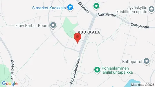Apartments for rent i Jyväskylä - kort over placeringen