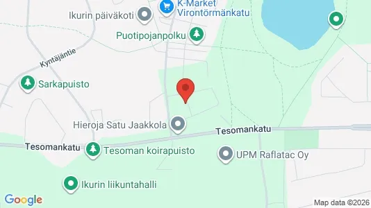 Apartments for rent i Tampere Lounainen - kort over placeringen