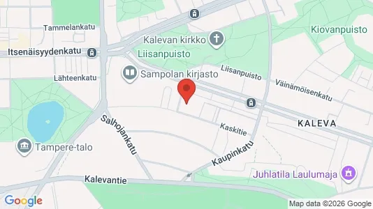 Apartments for rent i Tampere Keskinen - kort over placeringen