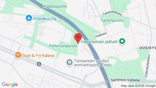 Apartments for rent i Tampere Keskinen - kort over placeringen