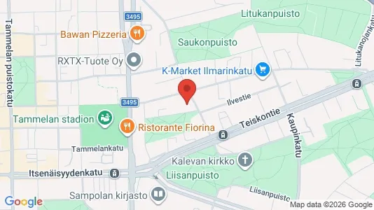 Apartments for rent i Tampere Keskinen - kort over placeringen