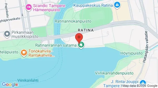 Apartments for rent i Tampere Keskinen - kort over placeringen