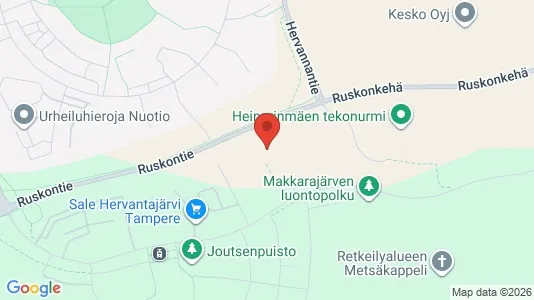 Apartments for rent i Tampere Kaakkoinen - kort over placeringen