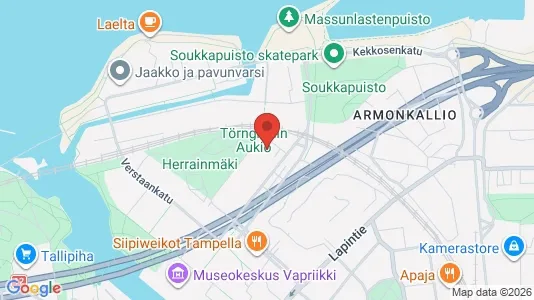 Apartments for rent i Tampere Keskinen - kort over placeringen