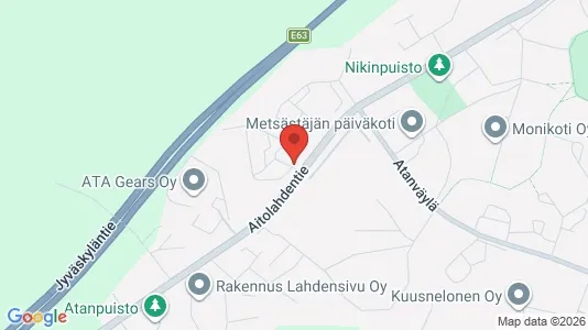 Apartments for rent i Tampere Koillinen - kort over placeringen