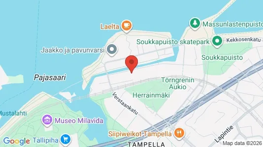 Apartments for rent i Tampere Keskinen - kort over placeringen
