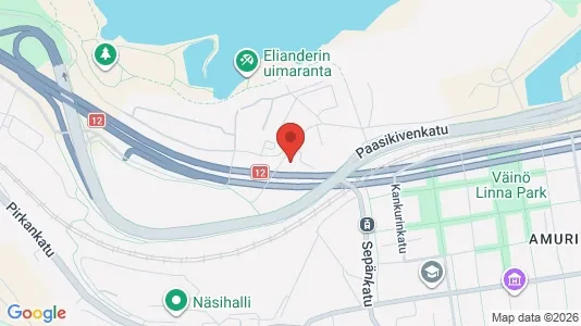 Apartments for rent i Tampere Keskinen - kort over placeringen