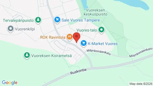 Apartments for rent i Tampere Eteläinen - kort over placeringen
