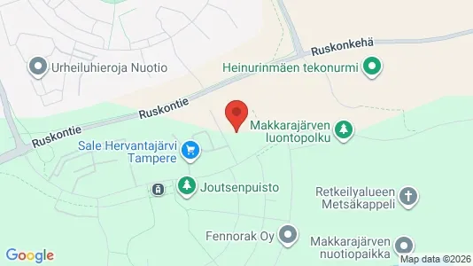 Apartments for rent i Tampere Kaakkoinen - kort over placeringen