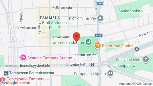 Apartments for rent i Tampere Keskinen - kort over placeringen