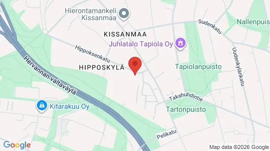 Apartments for rent i Tampere Keskinen - kort over placeringen