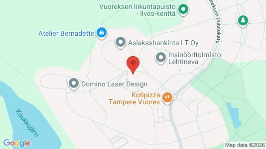 Apartments for rent i Tampere Eteläinen - kort over placeringen