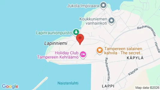 Apartments for rent i Tampere Keskinen - kort over placeringen