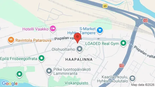 Apartments for rent i Tampere Lounainen - kort over placeringen