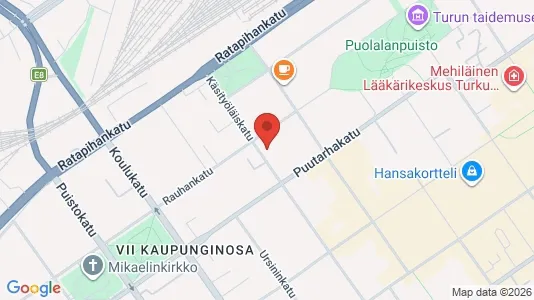 Apartments for rent i Turku - kort over placeringen