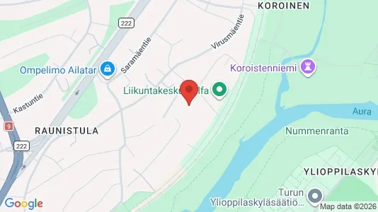 Apartments for rent i Turku - kort over placeringen