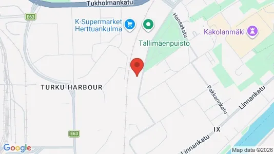 Apartments for rent i Turku - kort over placeringen