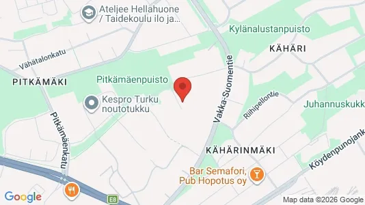 Apartments for rent i Turku - kort over placeringen