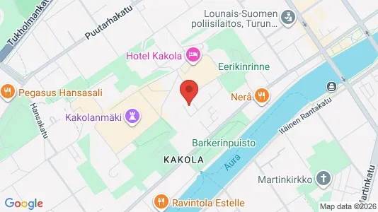 Apartments for rent i Turku - kort over placeringen