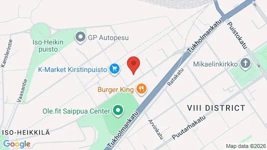 Apartments for rent i Turku - kort over placeringen