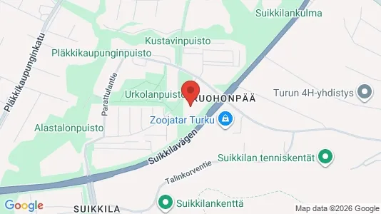 Apartments for rent i Turku - kort over placeringen
