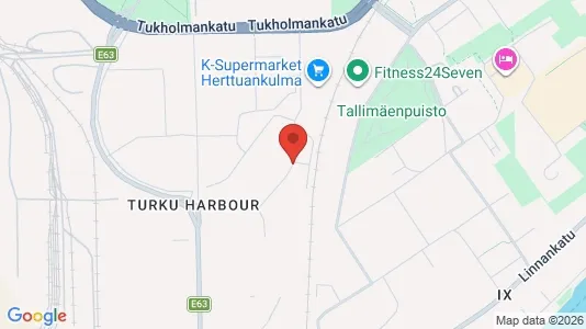 Apartments for rent i Turku - kort over placeringen