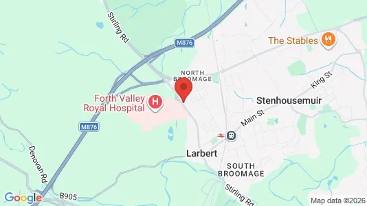 Houses for rent i Larbert - Stirlingshire - kort over placeringen
