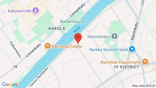 Apartments for rent i Turku - kort over placeringen
