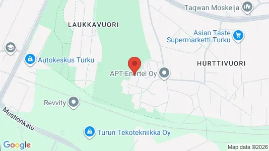 Apartments for rent i Turku - kort over placeringen