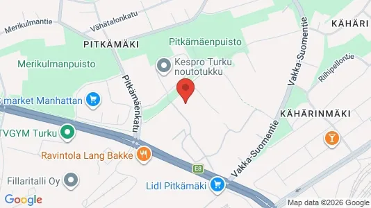 Apartments for rent i Turku - kort over placeringen