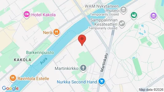 Apartments for rent i Turku - kort over placeringen