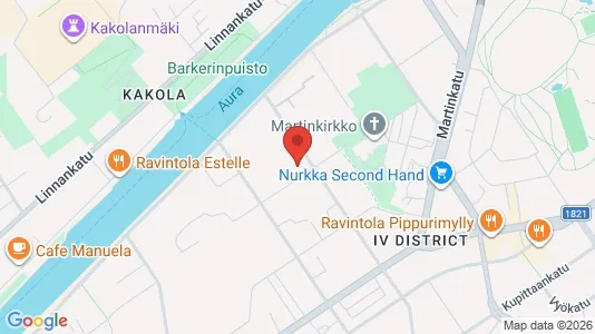 Apartments for rent i Turku - kort over placeringen