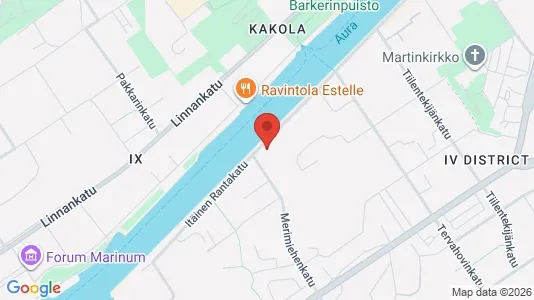 Apartments for rent i Turku - kort over placeringen