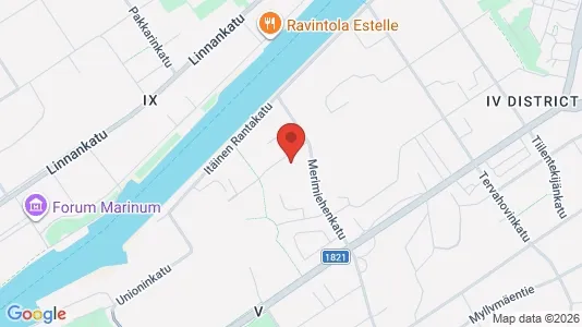 Apartments for rent i Turku - kort over placeringen