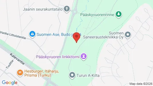 Apartments for rent i Turku - kort over placeringen