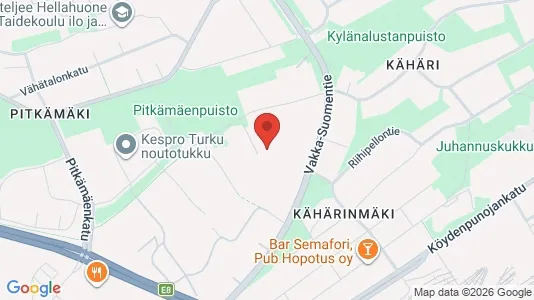 Apartments for rent i Turku - kort over placeringen