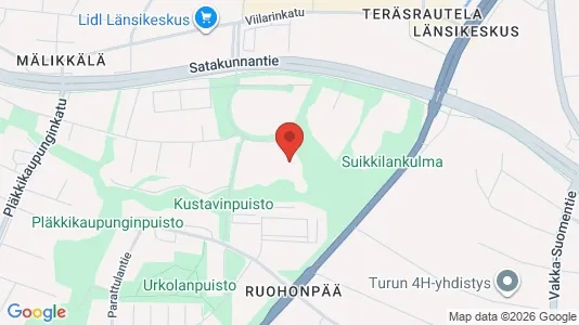 Apartments for rent i Turku - kort over placeringen