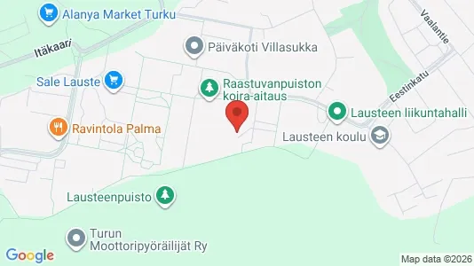Apartments for rent i Turku - kort over placeringen