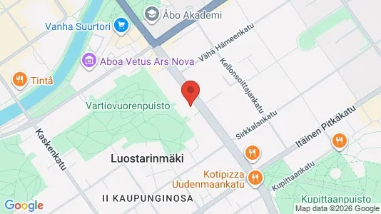 Apartments for rent i Turku - kort over placeringen