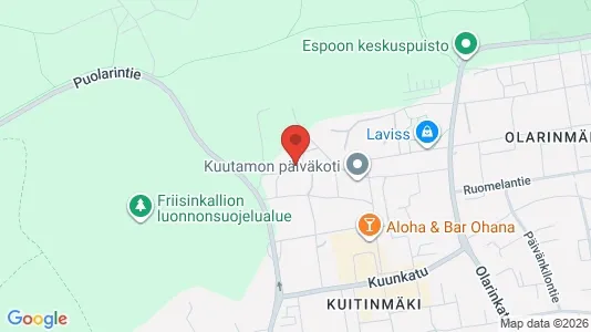 Apartments for rent i Espoo - kort over placeringen