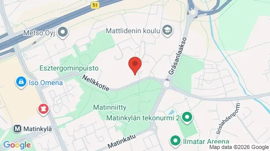 Apartments for rent i Espoo - kort over placeringen