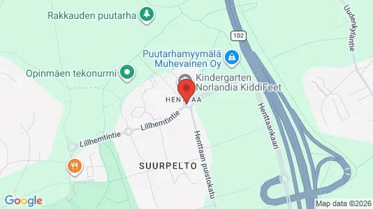 Apartments for rent i Espoo - kort over placeringen