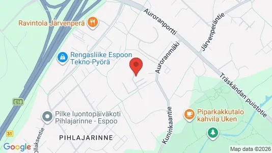 Apartments for rent i Espoo - kort over placeringen