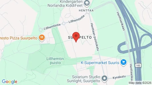 Apartments for rent i Espoo - kort over placeringen